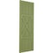 Ekena Millwork True Fit PVC Center X-Board Farmhouse Fixed Mount Shutters, Moss Green , 12W x 42H, PR TFP107FH12X042MG - alternate 8